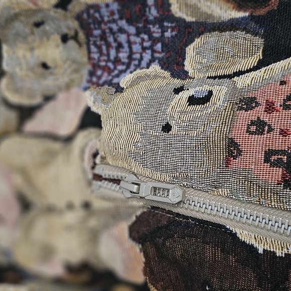 Teddy Bear Patterned Jacket - Picture 4 of 7